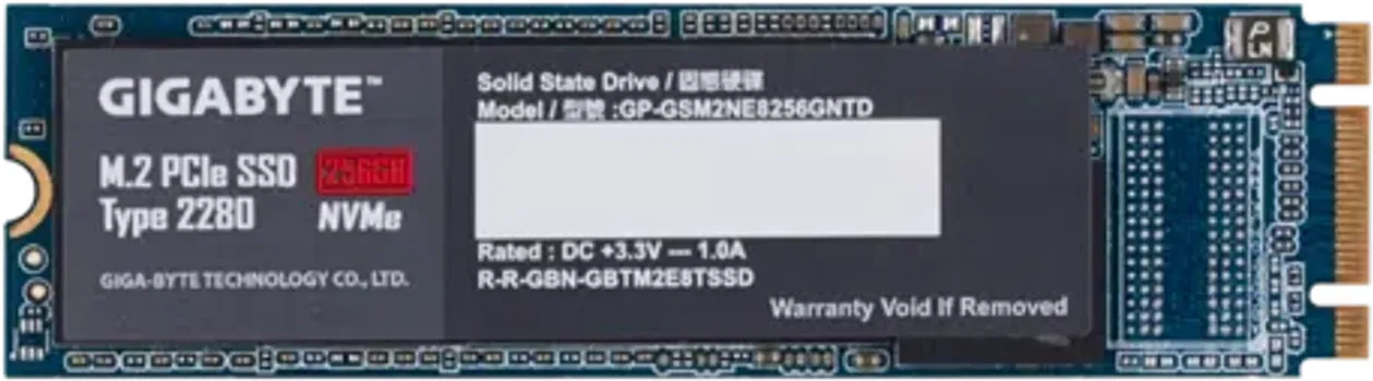 GIGABYTE 256GB / SSD M.2 PCIE (4 / 7)