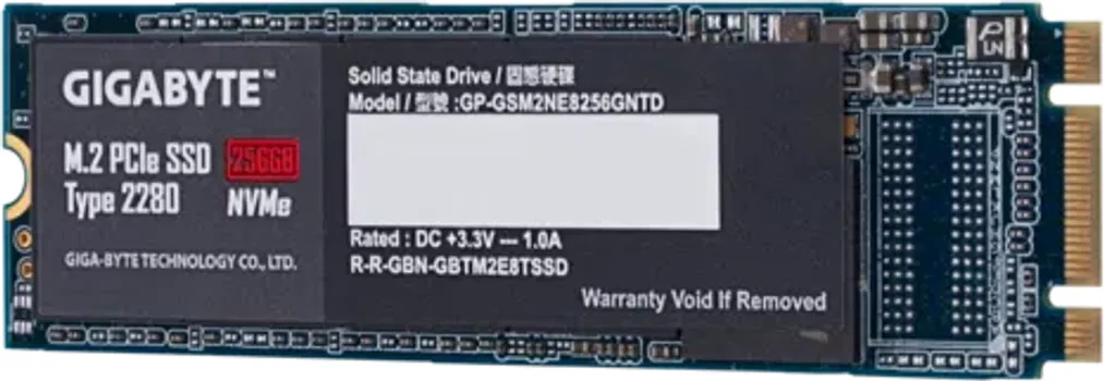 GIGABYTE 256GB / SSD M.2 PCIE (6 / 7)