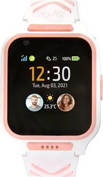 MYKI 4 WHITE/PINK [GPS / CALLS / CHAT / SOS] (3 / 3)