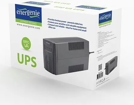 GEMBIRD UPS EG-UPS-B850, 850 VA, 510W, AVR, 2X SHUKO OUT, SURGE PROTECTION (1 / 2)