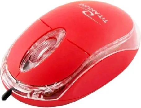 MIŠ TITANUM 3D RAPTOR, USB, OPTICAL, RED, 1000 DPI, RED, TM102R (1 / 1)