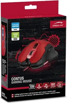 SPEEDLINK CONTUS GAMING, BLACK-RED, SL-680002-BKRD (5 / 5)