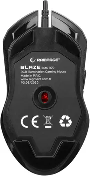 RAMPAGE SMX-R70 BLAZE USB, 6400DPI, RGB, MACRO (1 / 4)