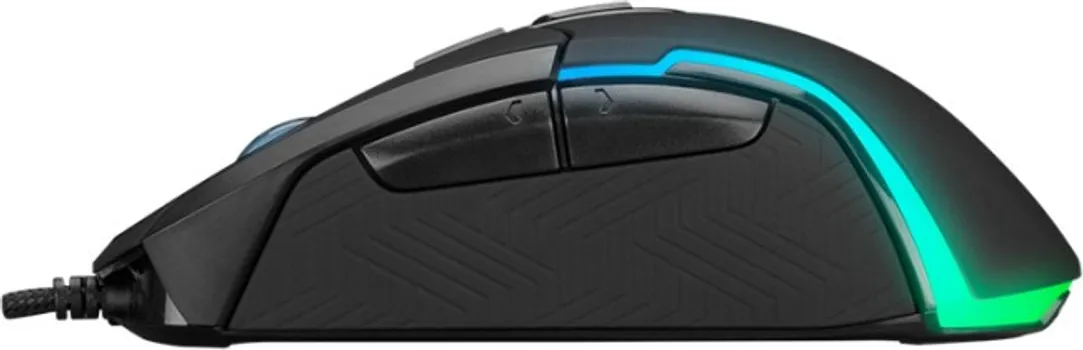RAMPAGE MIŠ GAMING SMX-R68 FALCON-X USB, BLACK, 6400DPI RGB LED (1 / 3)