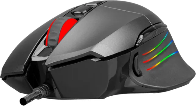 RAMPAGE MIŠ GAMING SMX-R650 SCORE USB BLACK, RGB ILLUMINATED 10000 DPI, PMW-3325, 8D. PROGRAMABLE GAMING MOUSE (1 / 5)