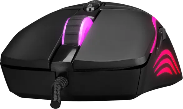RAMPAGE MIŠ GAMING SMX-R54 VIBE USB, BLACK, RGB, 6400DPI (1 / 6)