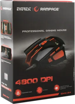 RAMPAGE MIŠ GAMING SMX-R4 USB BLACK, 4000DPI, MACRO (4 / 4)
