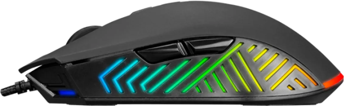 RAMPAGE MIŠ GAMING SMX-G68 SPEAR FULL RGB. 7D. INSTANT 704F, 7200DPI BLACK PROGRAMABLE GAMING MOUSE (2 / 5)