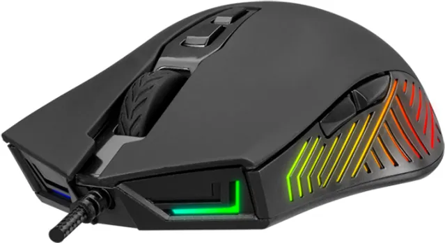 RAMPAGE MIŠ GAMING SMX-G68 SPEAR FULL RGB. 7D. INSTANT 704F, 7200DPI BLACK PROGRAMABLE GAMING MOUSE (4 / 5)
