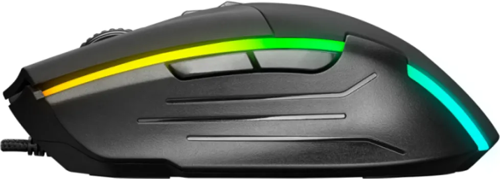 RAMPAGE MIŠ GAMING SMX-52 BROKER BLACK, USB, RGB,7200DPI (4 / 5)