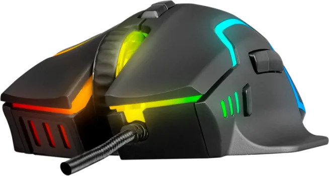 RAMPAGE MIŠ GAMING MIRACLE M2, USB BLACK, 8 BUTTONS, RGB 7200DPI (5 / 5)