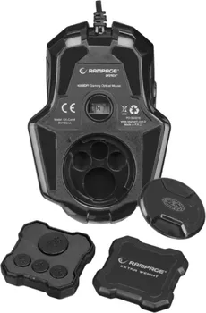 RAMPAGE MIŠ GAMING GX-CORE8 GUNS, USB, 750/1250/2000/4000DPI (3 / 6)