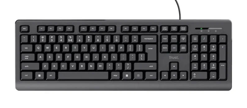 TRUST BASICS ŽIČANA TASTATURA, US LOKALIZACIJA, SPILL RESIST (1 / 10)