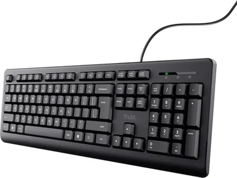 TRUST BASICS ŽIČANA TASTATURA, US LOKALIZACIJA, SPILL RESIST (10 / 10)