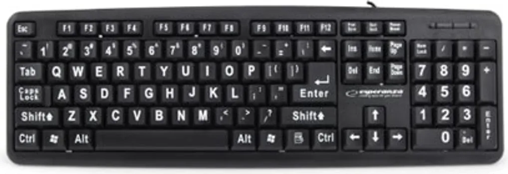 ESPERANZA TASTATURA SA VELIKIM SLOVIMA FLORIDA, USA LAYOUT, EK129 (1 / 3)