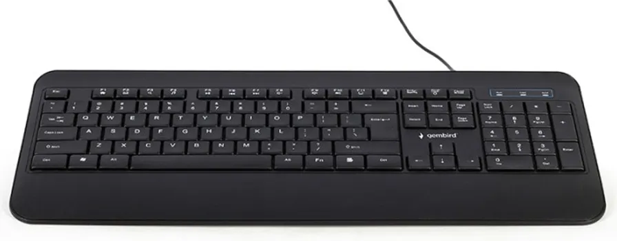 GEMBIRD TASTATURA, KB-UML-03 SLIM RAINBOW BACKLIGHT MULTIMEDIA KEYBOARD, USB, USA LAYOUT (1 / 3)