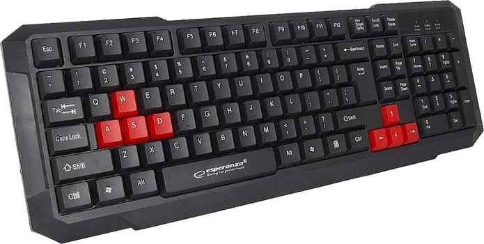 ESPERANZA TASTATURA , GAMING, USB, ASPIS RED - EGK102R (1 / 2)