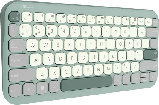 ASUS TASTATURA MARSHMALLOW KEYBOARD KW100, BREZŽIČNA, GREEN TEA LATTE, ZELENA (6 / 6)