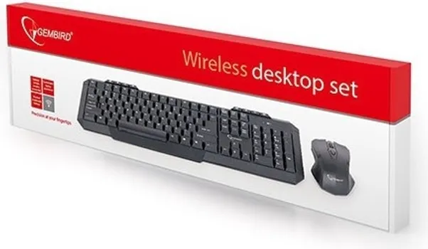 GEMBIRD TASTATURA + MIŠ WIRELESS, KBS-WM-02 MULTIMEDIA USA LAYOUT (1 / 3)