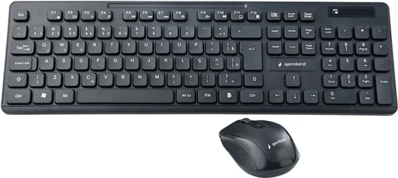 GEMBIRD TASTATURA + MIŠ WIRELESS KBS-WCH-03 USA LAYOUT (1 / 1)