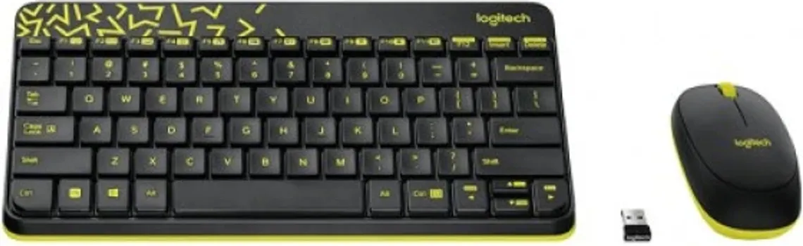LOGITECH DESKTOP SET WIRELESS MK240 BLACK (1 / 5)