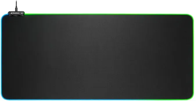 SHARKOON PODLOGA ZA MIŠ GAMING 1337 MAT RGB V2 900, 900 X 425 X 3 MM (1 / 3)