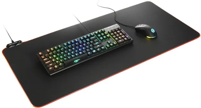SHARKOON PODLOGA ZA MIŠ GAMING 1337 MAT RGB V2 900, 900 X 425 X 3 MM (2 / 3)