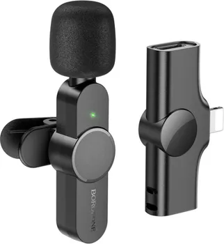 BOROFONE MIKROFON WIRELESS IPHONE/LIGHTNING BFK12 TROPHY LAVALIER DIGITAL (1 / 1)