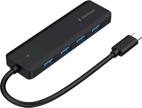 GEMBIRD USB HUB 4-PORT USB TYPE-C HUB 4X USB 3.1, UHB-CM-U3P4P-01 (2 / 3)