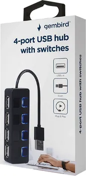 GEMBIRD USB HUB 4 PORT USB 2.0- UHB-U2P4-05 (3 / 3)