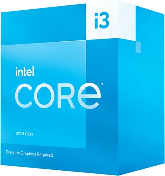 INTEL CORE I3-13100F 3.4GHZ 12MB L3 LGA1700 BOX RAPTOR LAKE, BEZ GRAFIKE (1 / 1)