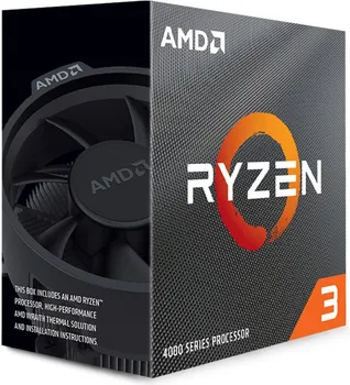 AMD RYZEN 3 4100 AM4 BOX 4 CORES, 8 THREADS, 3.8GHZ,4MB L3 (1 / 1)