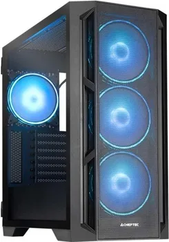 CHIEFTEC APEX LUMO CASE4X140MM ARGB PWM FANS, MESH400MM GPU, 175MM COOLER, 420MM RADIATOR (1 / 6)