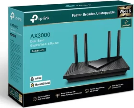 TP-LINK ARCHER AX55 WIRELESS GIGABIT WI-FI 6 ROUTER (3 / 3)