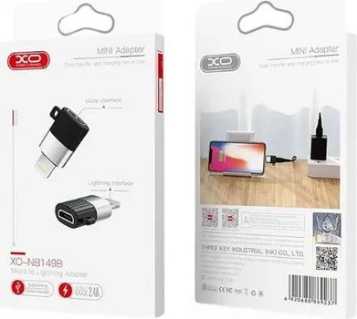 KONEKTOR XO NB149-B MICRO NA C BLACK (1 / 1)