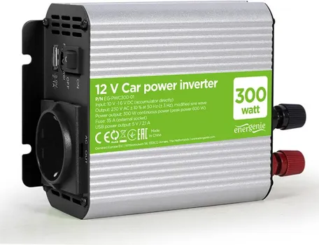 GEMBIRD DC-AC INVERTER ZA AUTO, IN12VOUT220V 300W EG-PWC300-01 (3 / 3)