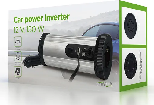 GEMBIRD DC-AC INVERTER ZA AUTO, IN12VOUT220V 150W EG-PWC150-01 (1 / 4)