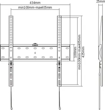 GEMBIRD ZIDNI NOSAČ WM-55F-02 FIKSNI, 32 -55 (2 / 3)