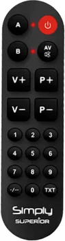 SUPERIOR UNIVERZALNI DALJINSKI UPRAVLJAČ SA NUMERIC TIPKAMA - RC SIMPLY NUMERIC (1 / 2)