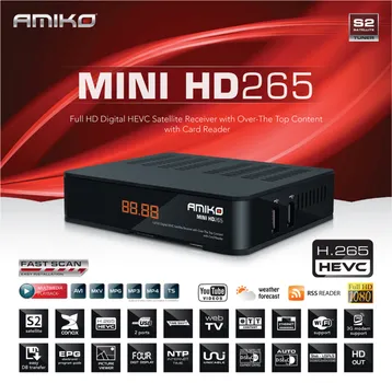 AMIKO PRIJEMNIK SATELITSKI MINI HD265 [DVB-S2 / FULL HD / H.265] (4 / 4)
