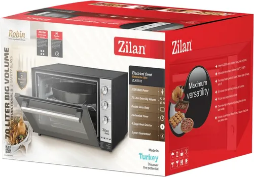 ZILAN / FLORIA MINI PEĆNICA, ZAPREMINA 70 L, 2000 W, CRNA - ZLN3741 (3 / 3)