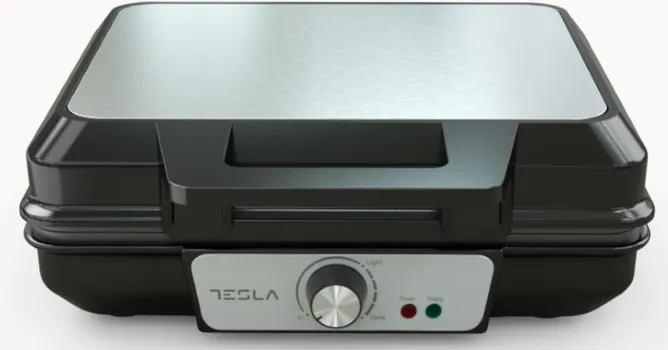 TESLA WAFFLE TOSTER WM200BXSNAGA 1000 W HLADNA RUČKA NADODIR PLOČE S NELJEPLJIVIM PREMAZOM (6 / 9)