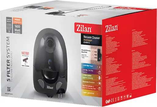 ZILAN / FLORIA USISAVAČ SA VREĆICOM, 1200/210 W, CRNA - ZLN8471 (2 / 5)