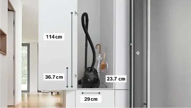 BOSCH USISIVAČ S VREĆICOM SERIE 2|, CRNI, 10-GODIŠNJA GARANCIJA ZA MOTOR (6 / 12)