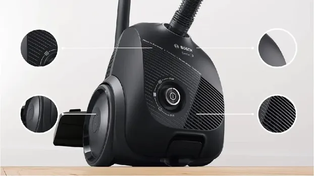 BOSCH USISIVAČ S VREĆICOM SERIE 2|, CRNI, 10-GODIŠNJA GARANCIJA ZA MOTOR (11 / 12)