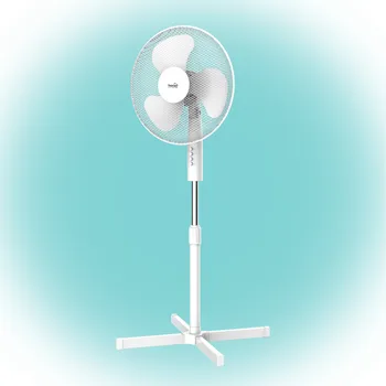 HOME VENTILATOR SA POSTOLJEM, 100-120 CM, 45W, BIJELA - SF 43 WH