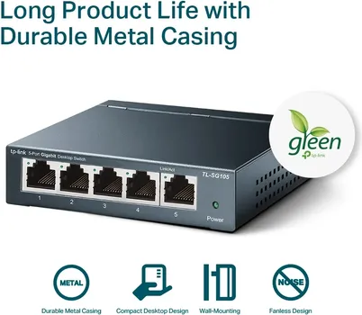 TP-LINK TL-SG105 SWITCH 5X10/100/1000 (8 / 11)