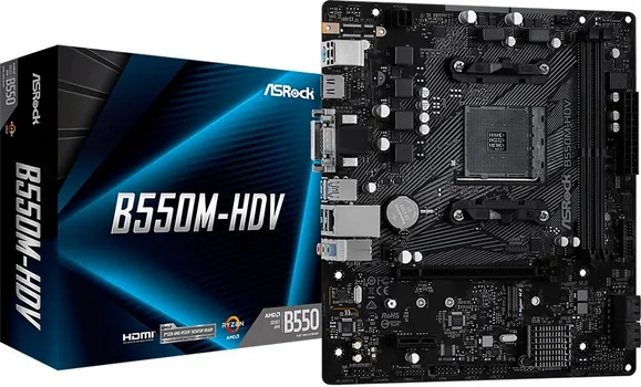 ASROCK MB (AM4, B550, 2XDDR4,1XPCIE X16,1XPCI EX1, 6XSATA3 , M.2, DP,HDMI,DVI, USB 3.2) ATX (1 / 6)