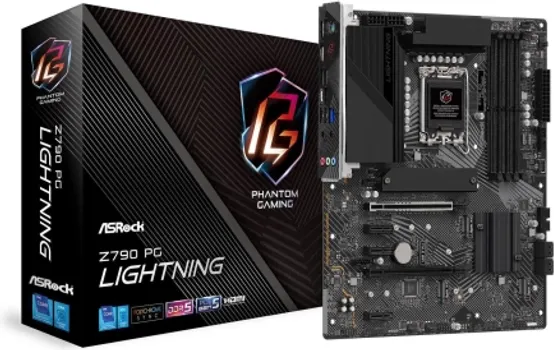 ASROCK MB Z790 PG LIGHTNINGINTEL Z790 LGA1700 4XDDR54XM.2 4XSATA RAID HDMI ATX (1 / 7)