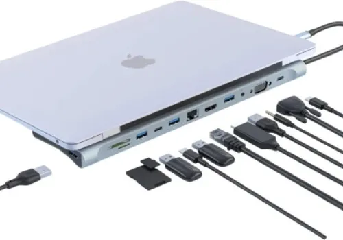 XO HUB010 USB TYPE-C MULTI-HUB 12IN1 (3 / 4)